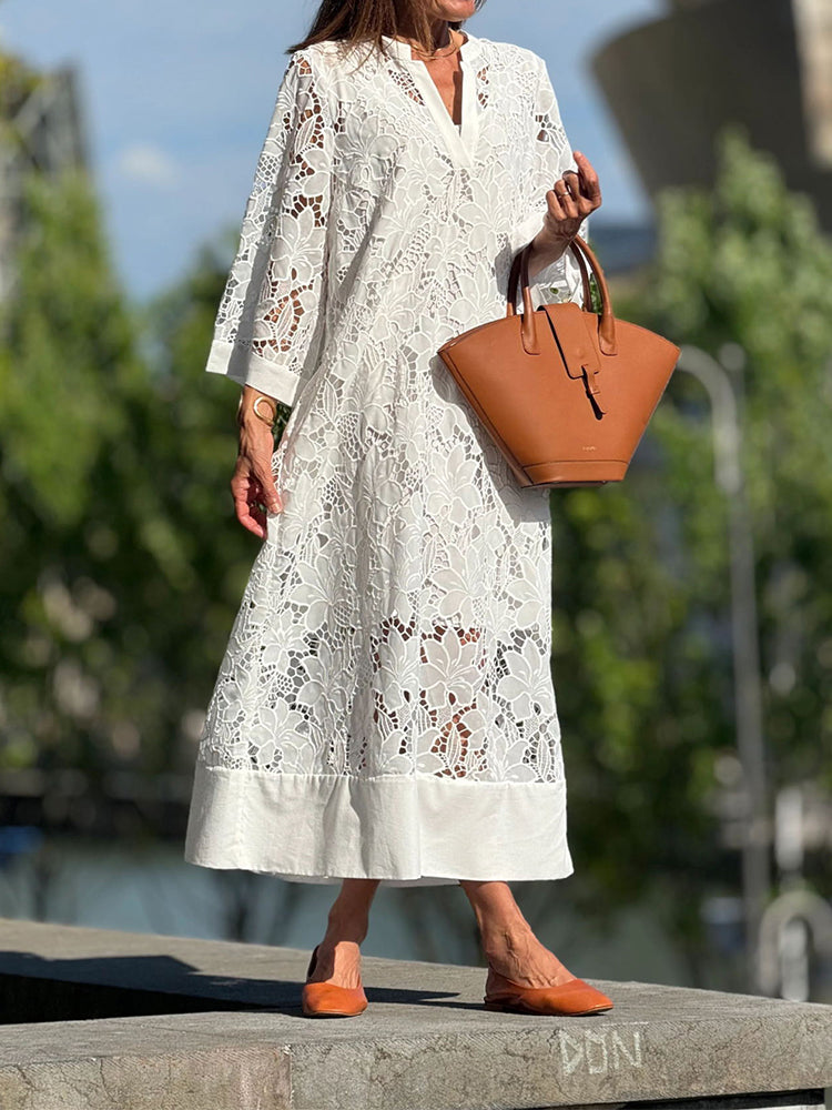 Linda™ - Comfy Lace Dress