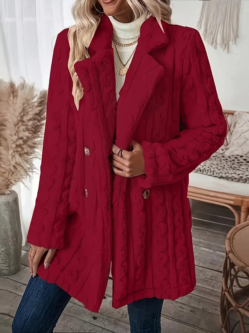 Seraphina™ - Textured Winter Coat