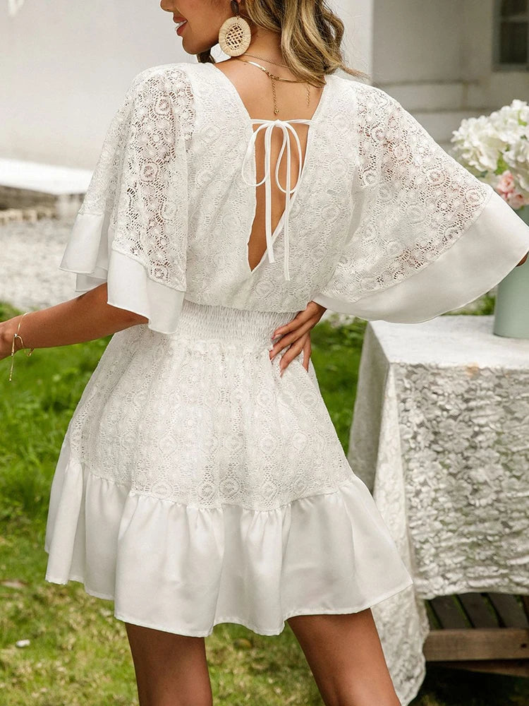 Shanela™ - Bohemian Lace Dress