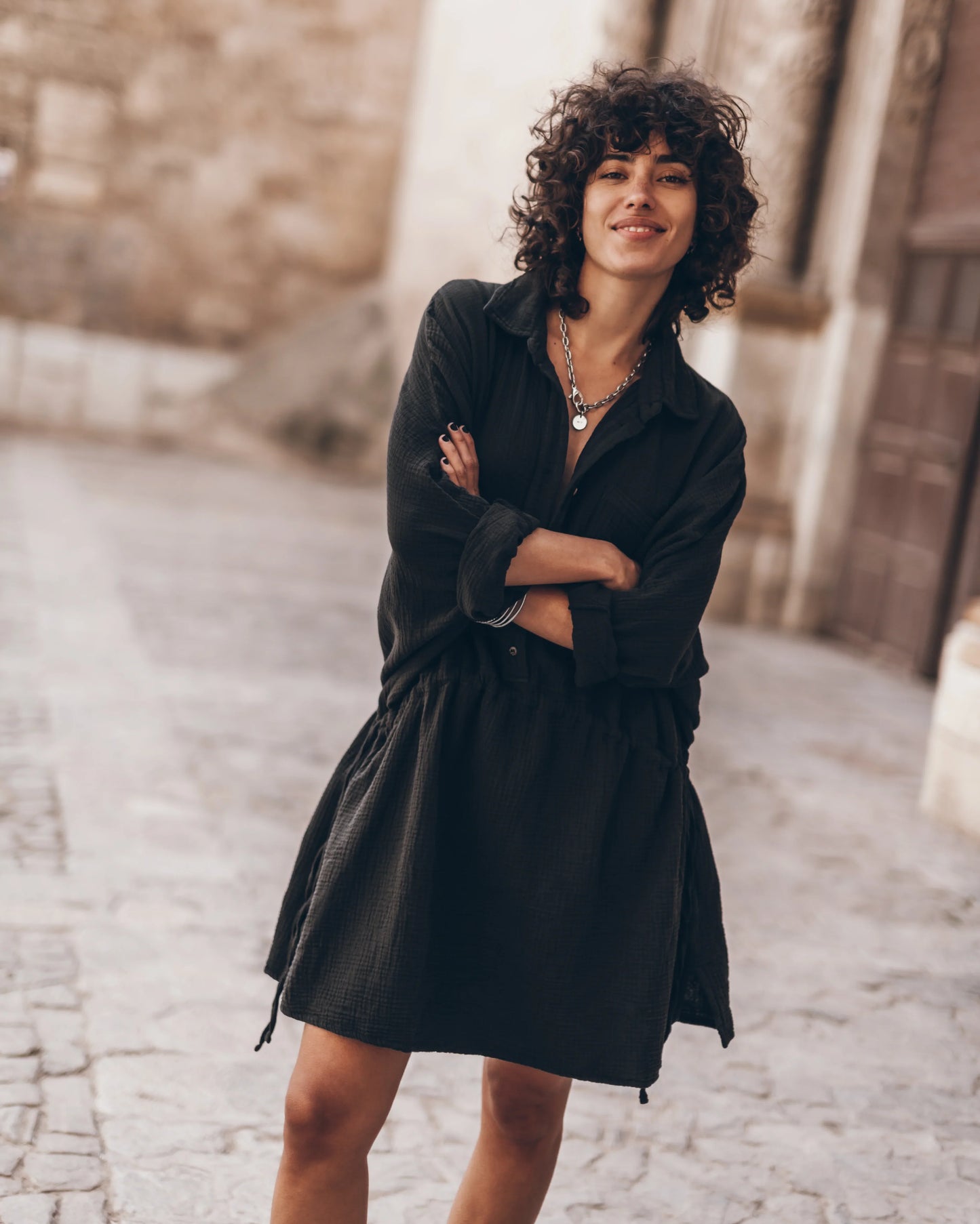 Quinn™ - Classic Shirt Dress