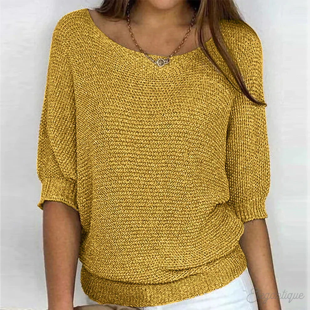 Eunice™ - Relaxed Knit Top